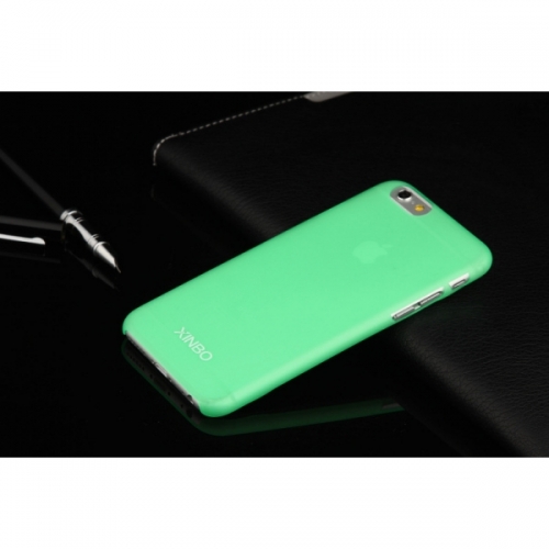 Пластиковый Чехол-накладка Xinbo 0,5 мм для iPhone 6 Зеленый