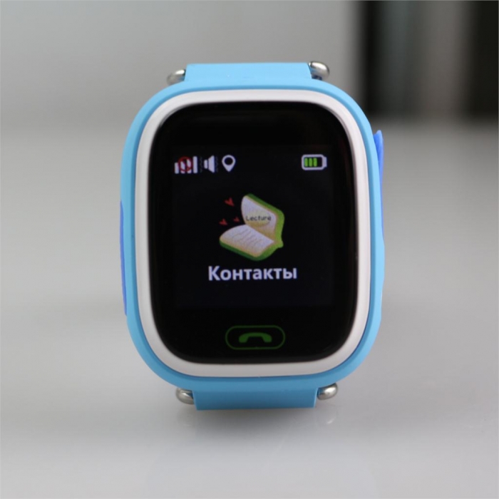 Умные Часы с GPS Smart Watch NIKY Q80 Blue Синие (Цветной и Сенсорный Дисплей)