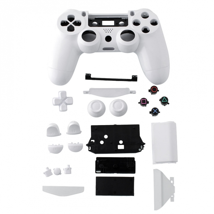 Комплект Корпус + Кнопки для Dualshock 4 Original Complete White Белый (ps4)