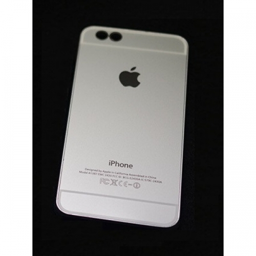 Пластиковый Чехол-накладка Superslim для iPhone 6 Серебро