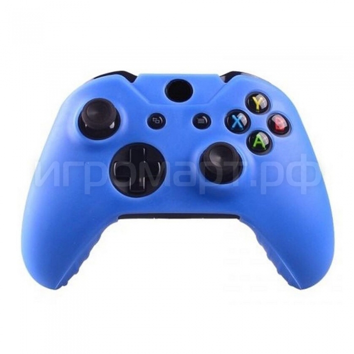 Чехол для геймпада Xbox One Silicone Cover Blue синий силиконовый