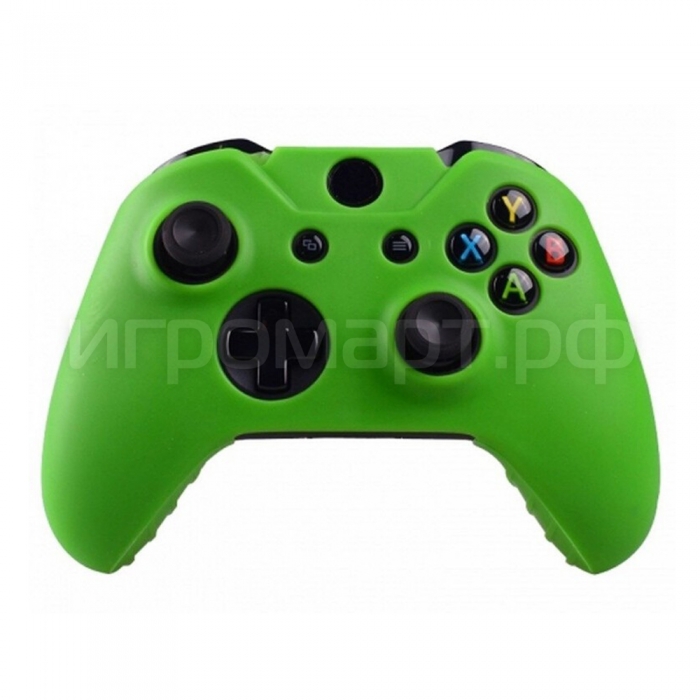 Чехол для геймпада Xbox One Silicone Cover Green зеленый силиконовый