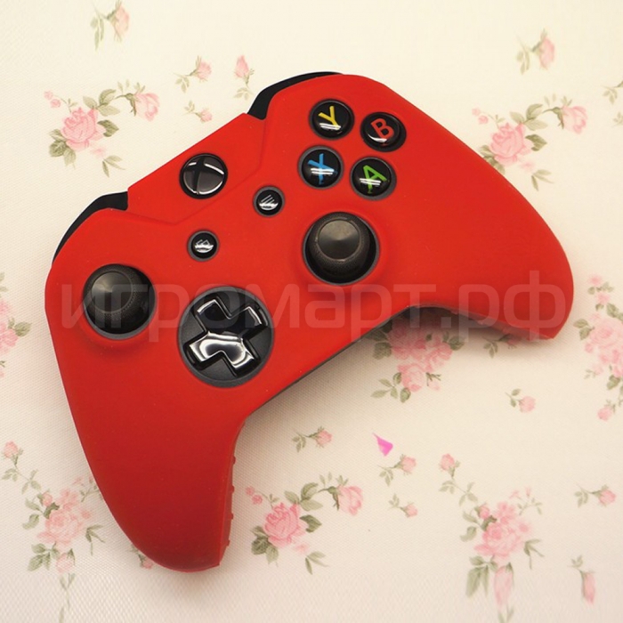 Чехол для геймпада Xbox One Silicone Cover Red красный силиконовый