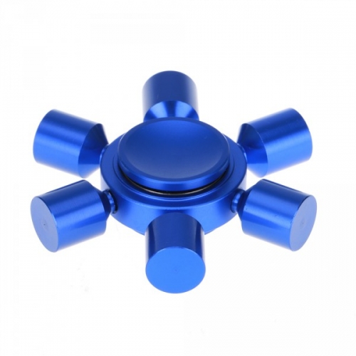 Spinner Спиннер крутилка металлический шестиконечный (Синий)