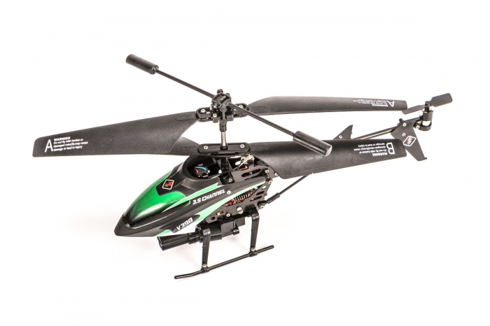 Радиоуправляемый вертолет WL Toys V398 Mini Rocket Gun ИК-управление
