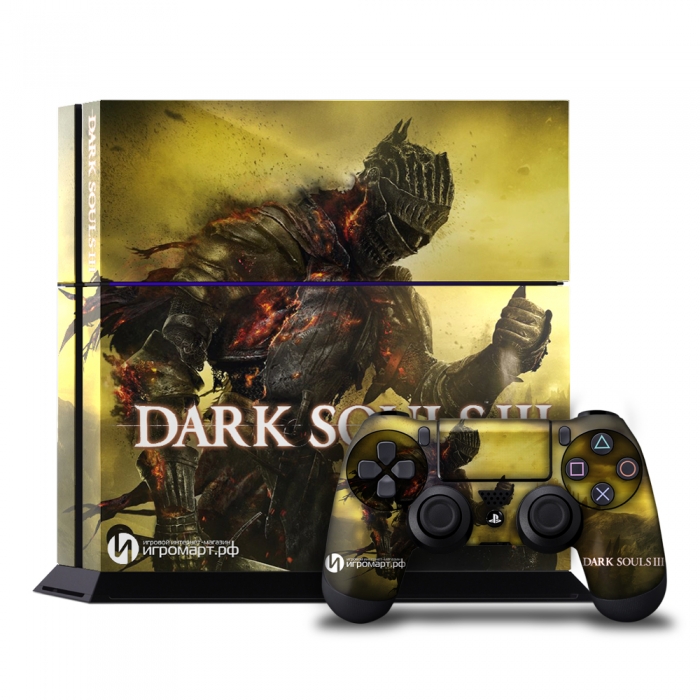 Dark Souls 3 - Наклейка на PlayStation 4 (ps4)