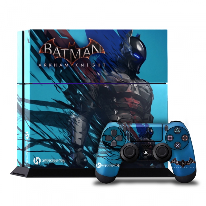 Batman Arkham Knight Art 1 - Наклейка на PlayStation 4 (ps4)