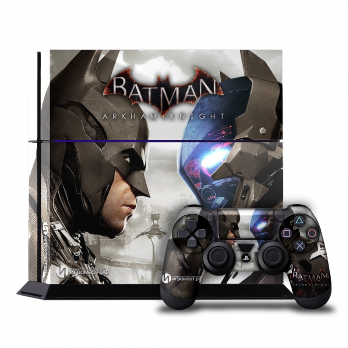 Batman Arkham Knight Art 2 - Наклейка на PlayStation 4 (ps4)