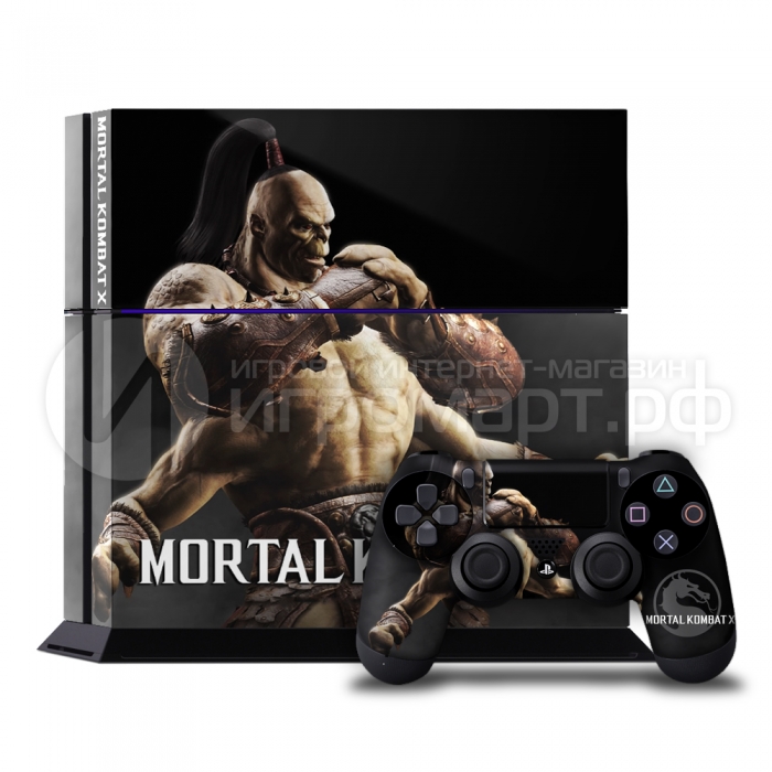 Mortal Kolmbat X Goro - Наклейка на PlayStation 4 (ps4)