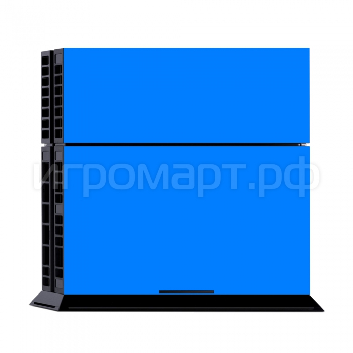 Наклейка на PlayStation 4 Monochrome Blue Синяя (ps4)