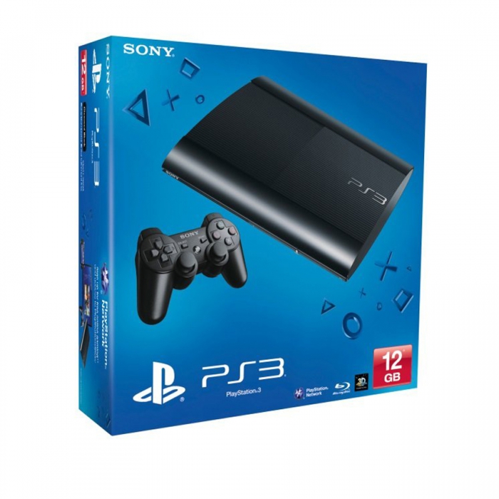 Sony PlayStation 3 Super Slim (12 Gb) (Черная)