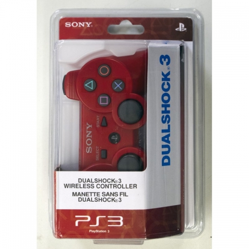 Беспроводной Геймпад Sony Dualshock 3 (ps3) (красный) для PlayStation 3