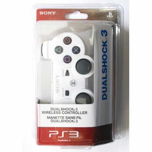 Беспроводной Геймпад Sony Dualshock 3 (ps3) (белый) для PlayStation 3