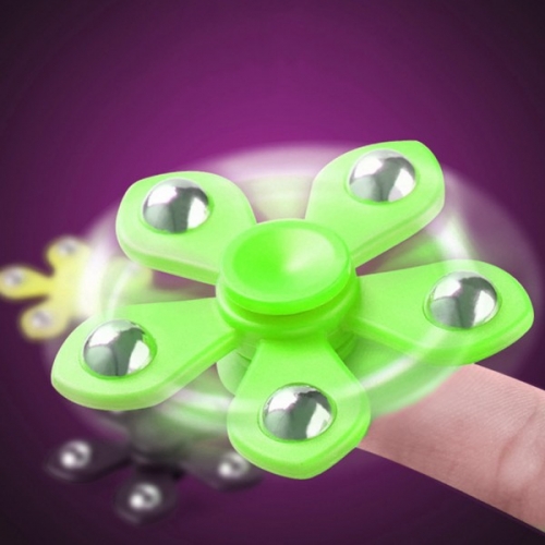 Spinner Спиннер крутилка цветок пять лучей со стальными шариками (Зеленый)