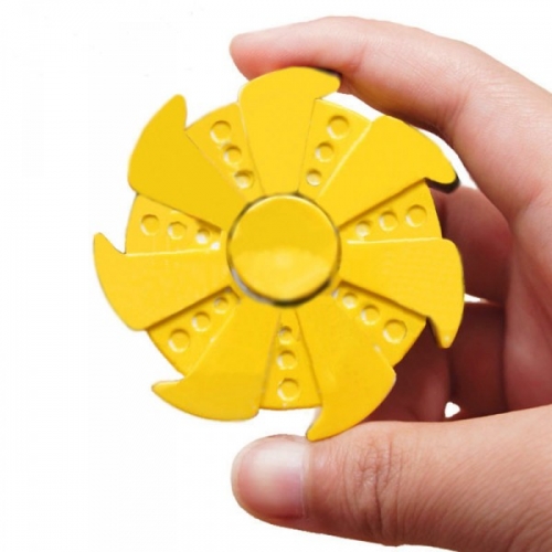 Spinner Спиннер крутилка Rose Turbine пластик (Желтый)