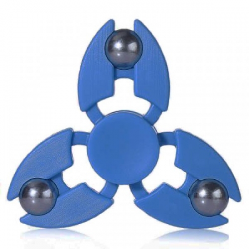 Spinner Спиннер крутилка с тремя стальными шариками (Синий)