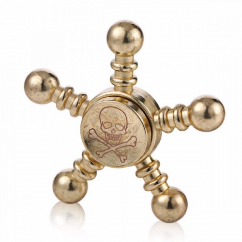 Spinner Спиннер крутилка металлический пятиконечный (Золотой)
