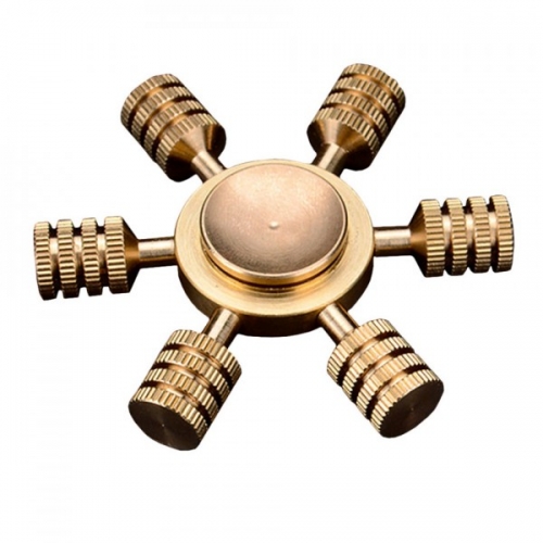 Spinner Спиннер крутилка металлический шестиконечный гайки (Золотой)
