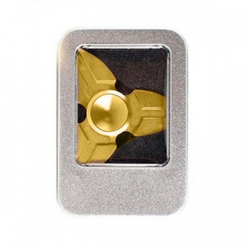 Spinner Спиннер крутилка металлический треугольник техно (Желтый)