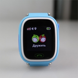 Умные Часы с GPS Smart Watch NIKY Q80 Blue Синие (Цветной и Сенсорный Дисплей)