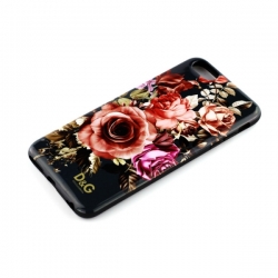 Силиконовый Чехол-накладка D&G для iPhone 6 Цветы