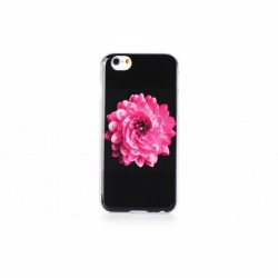 Пластиковый Чехол-накладка со стразами Beckberg для iPhone 6 Розовый цветок