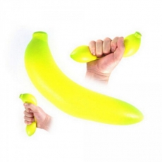 Антистресс питчер Банан мягкий гибкий (Желтый)