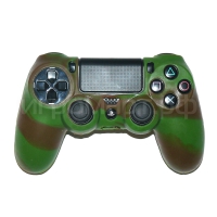 Чехол для Dualshock 4 Silicone Cover Camouflage Green зеленый силиконовый (ps4)
