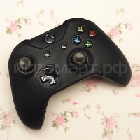 Чехол для геймпада Xbox One Silicone Cover Black черный силиконовый