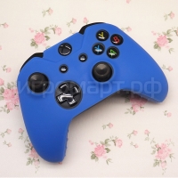 Чехол для геймпада Xbox One Silicone Cover Blue синий силиконовый