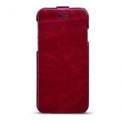 Чехол-флип из натуральной кожи Hoco для iPhone 6 Красный