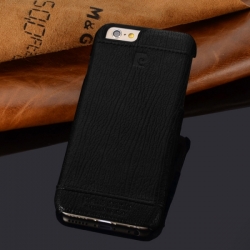 Чехол-накладка из натуральной кожи Pierre Cardin для iPhone 6 Черный