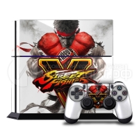 Street Fighter 5 - Наклейка на PlayStation 4 (ps4)