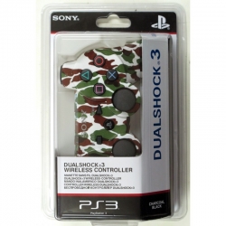 Беспроводной Геймпад Sony Dualshock 3 (ps3) (камуфляж White-Brown-Green) для PlayStation 3