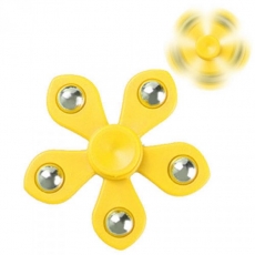Spinner Спиннер крутилка цветок пять лучей со стальными шариками (Желтый)