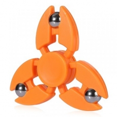 Spinner Спиннер крутилка с тремя стальными шариками (Оранжевый)