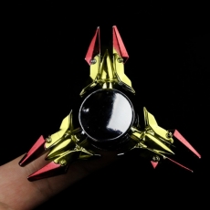 Spinner Спиннер крутилка треугольник металлический Легендарное оружие (Красный)
