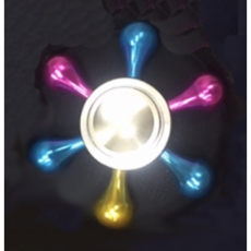 Spinner Спиннер металлический шестиконечный Капли (Разные цвета)
