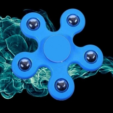 Spinner Спиннер крутилка пятиконечный (Синий)