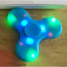 Спиннер с LED подсветкой светящийся и с Bluetooth (Синий)